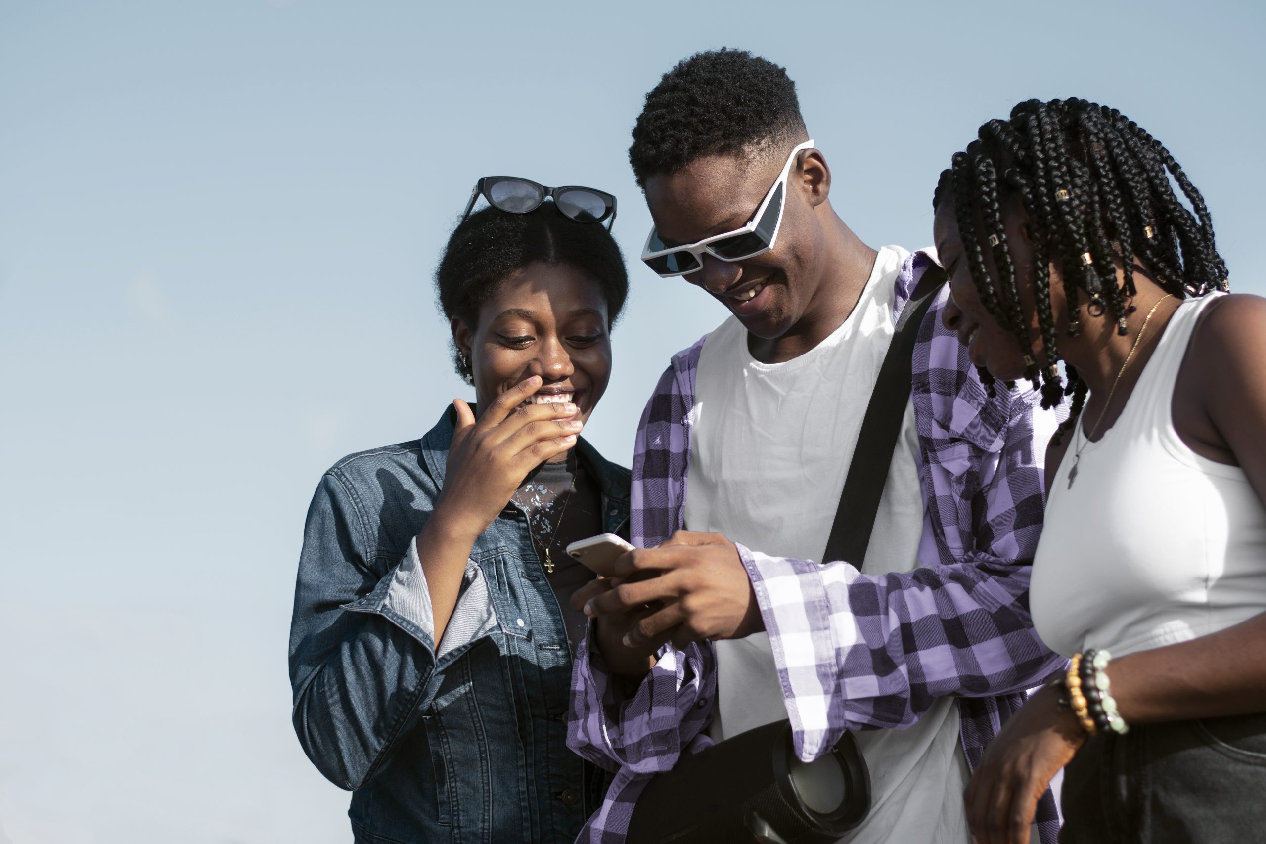 Group with phone
